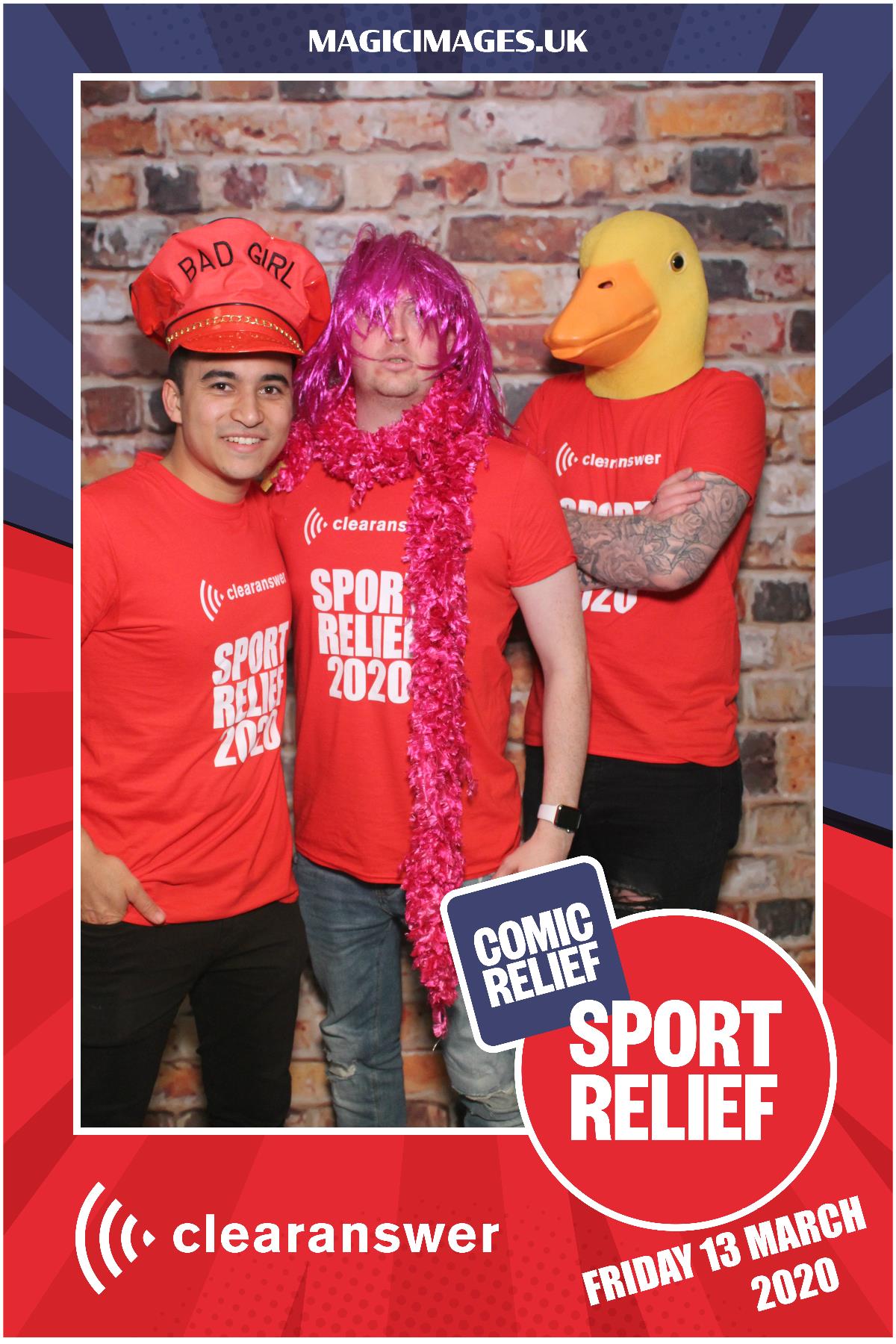 Clear Answer Sport Relief | View more photos from the event at gallery.magicimages.uk/u/MagicImages/Clear-Answer-Sport-Relief
